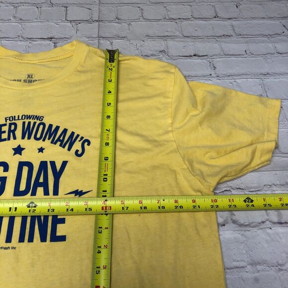 Wonder Woman's Leg Day Routine Funny T-Shirt Tee Top Size XL X-Large B324 -9 - Picture 6 of 13